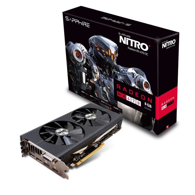 VGA Sapphire RX 470 / 8GB DDR5 / 256Bit / 11256-57-10G