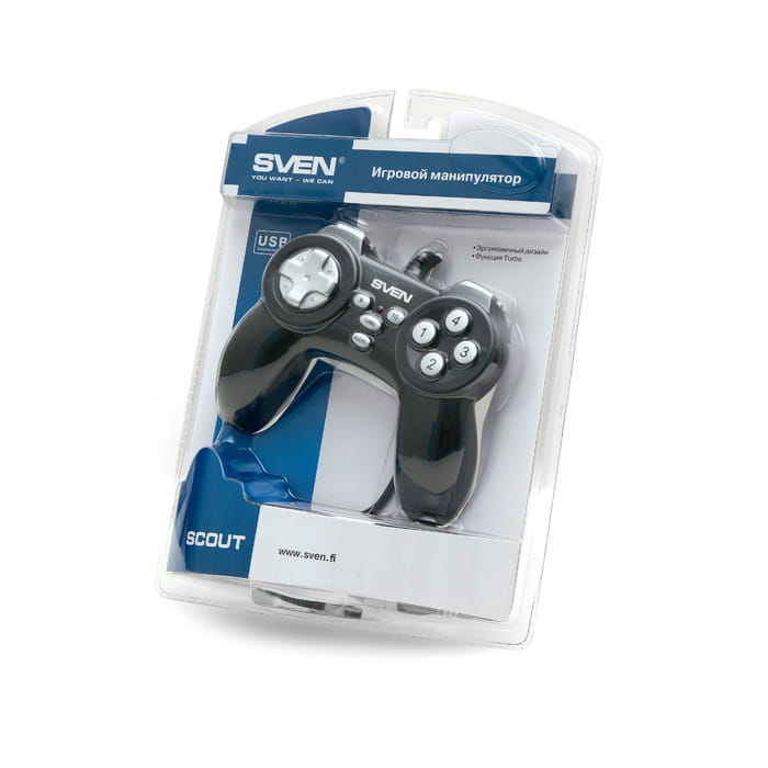Gamepad Sven Scout Black