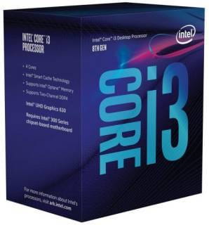 CPU Intel i3-8300 / LGA1151 / Intel UHD Graphics 630 / With Cooler