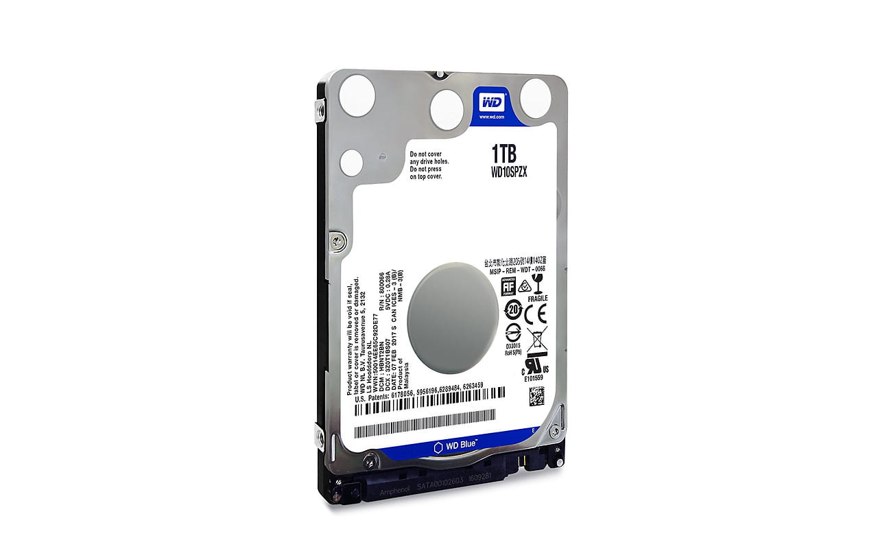 HDD Western Digital WD10SPZX / 1.0TB / 2.5" / 128MB / 5400rpm / 7.0mm / SATA3