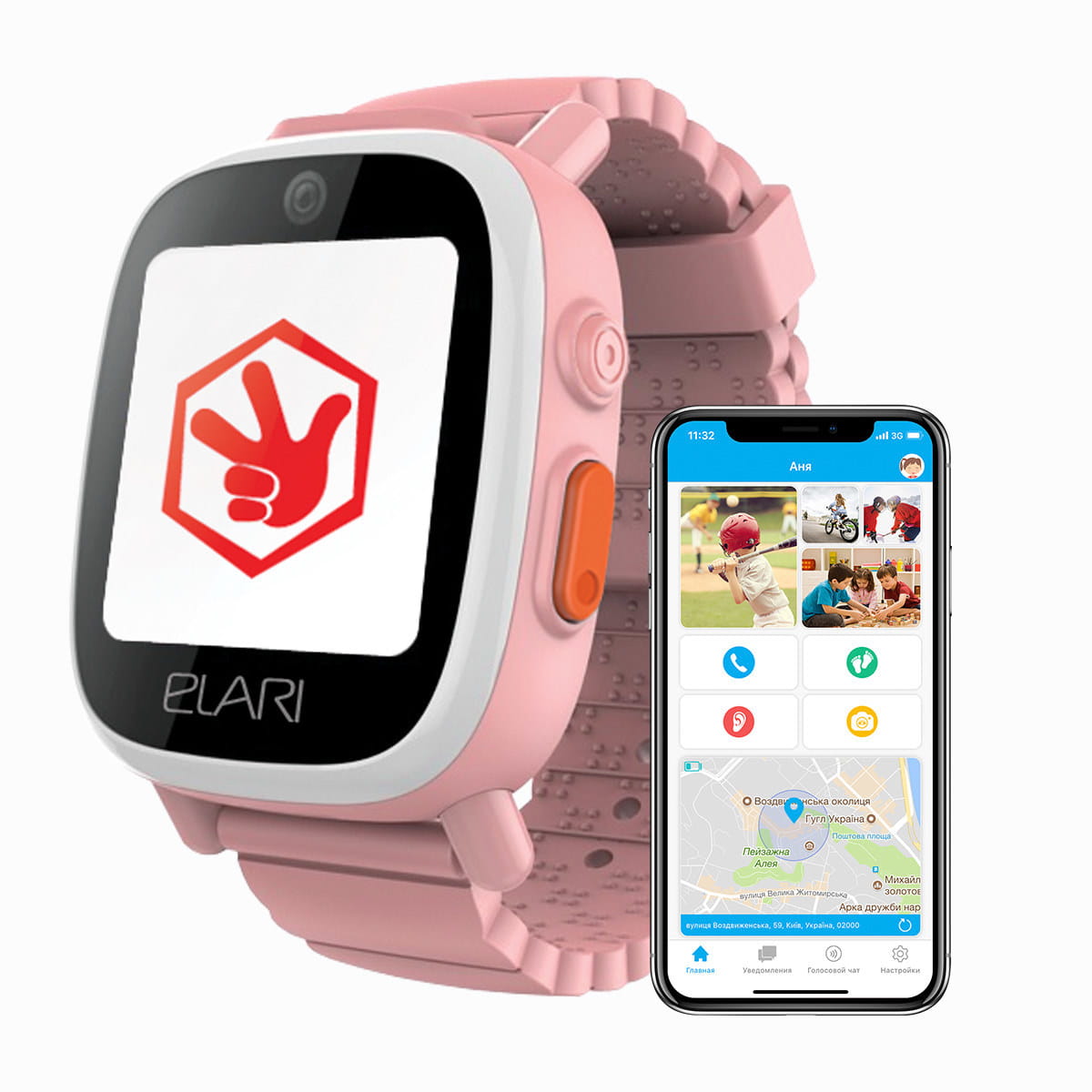 Elari FixiTime 3 / Pink