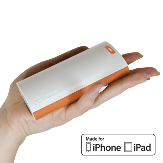 Power Bank Tuncmatik Powertube II 6000 / 6000 mAh / Apple‐certified /