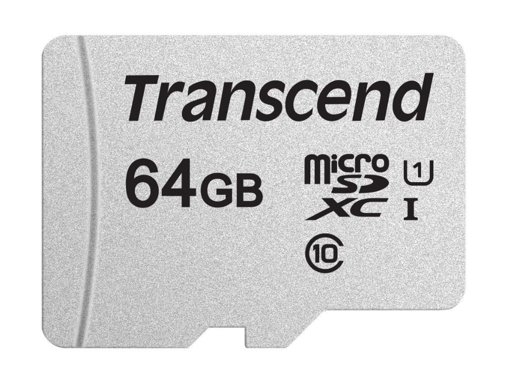 MicroSD Transcend 64GB / UHS-I U1 / TS64GUSD300S