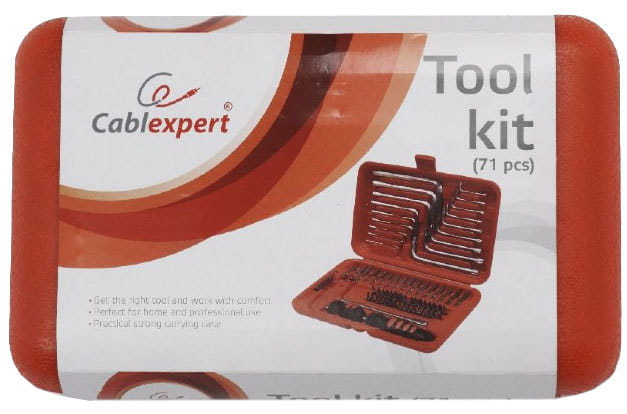 Tool Kit Gembird TK-PRO-02 / Universal / 71 pcs /