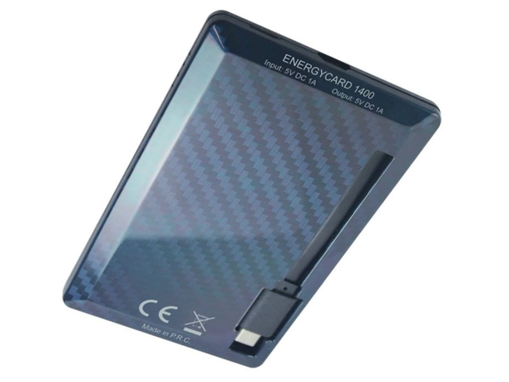 Power Bank Tuncmatik Energycard 1400 / IMD / Black