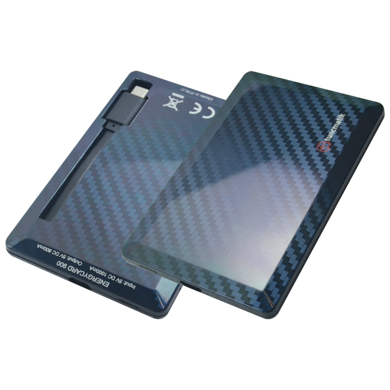 Power Bank Tuncmatik Energycard 900 / 900 mAh / Black