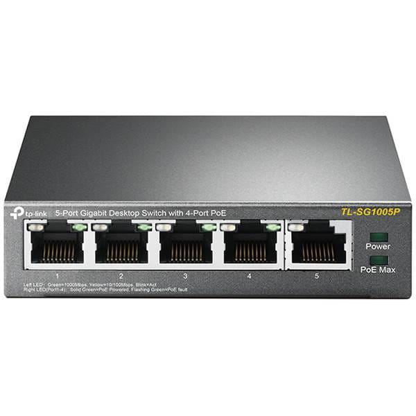 Switch TP-LINK TL-SG1005P / 5-port Gigabit / 4-Port PoE /