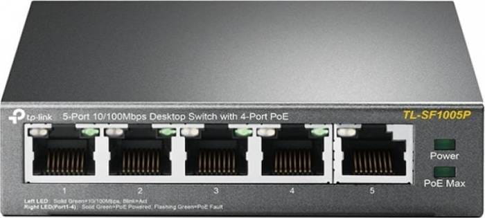 Switch TP-LINK TL-SF1005P / 5-port Ethernet / 4 Port PoE