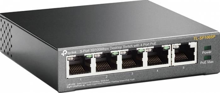 Switch TP-LINK TL-SF1005P / 5-port Ethernet / 4 Port PoE