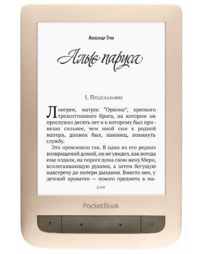 PocketBook Touch Lux 3 626 / 6" E InkCarta / Wi-Fi / Frontlight  Anti-glare /