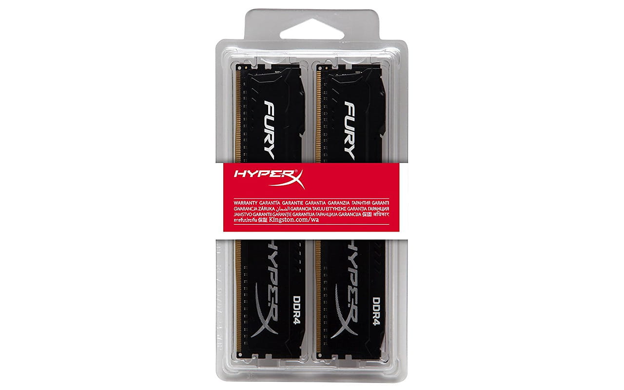 KIT RAM Kingston HyperX FURY HX432C18FB2K2/16 / 2x8GB / DDR4-3200 / PC25600 / CL18 / 1.2V /