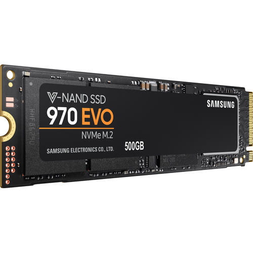 M.2 NVMe SSD Samsung 970 EVO / 500GB / MZ-V7E500BW /