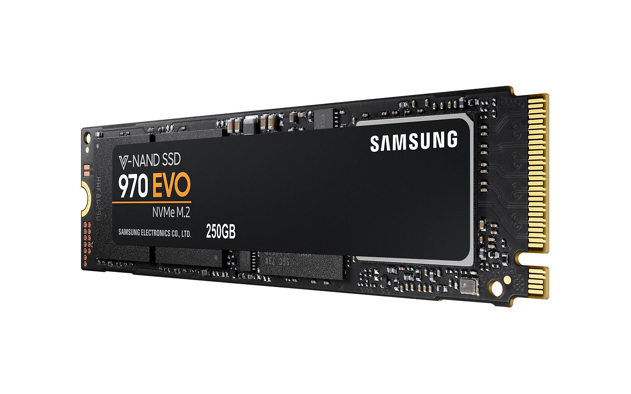M.2 NVMe SSD Samsung 970 EVO / 250GB / MZ-V7E250BW /