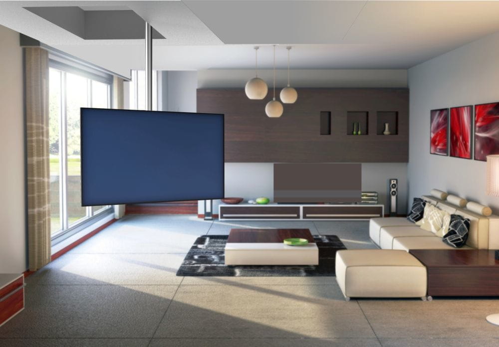 Ceiling Mount Sopar Pallas Extend 90 / Silver