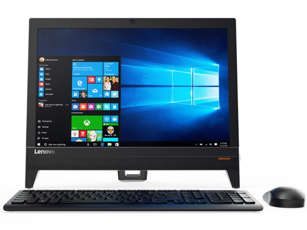 AIO Lenovo Ideacentre 310-20IAP / 19.5" HD+ / Celeron J3355 / 4GB DDR4 / 500GB HDD / Intel HD 400 Graphics / Linux DOS