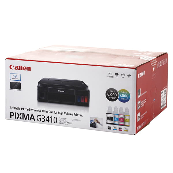 MFD Canon Pixma G3410 / A4 / Print / Copy / Scan / Wi-Fi / Cloud Link