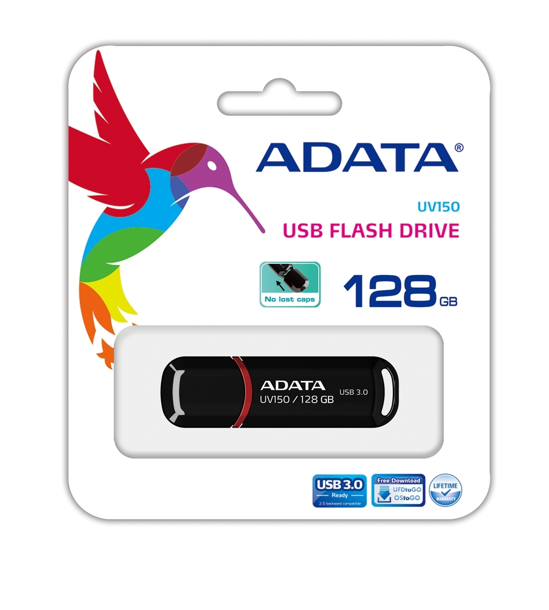 USB ADATA DashDrive UV150 / 128GB / Black