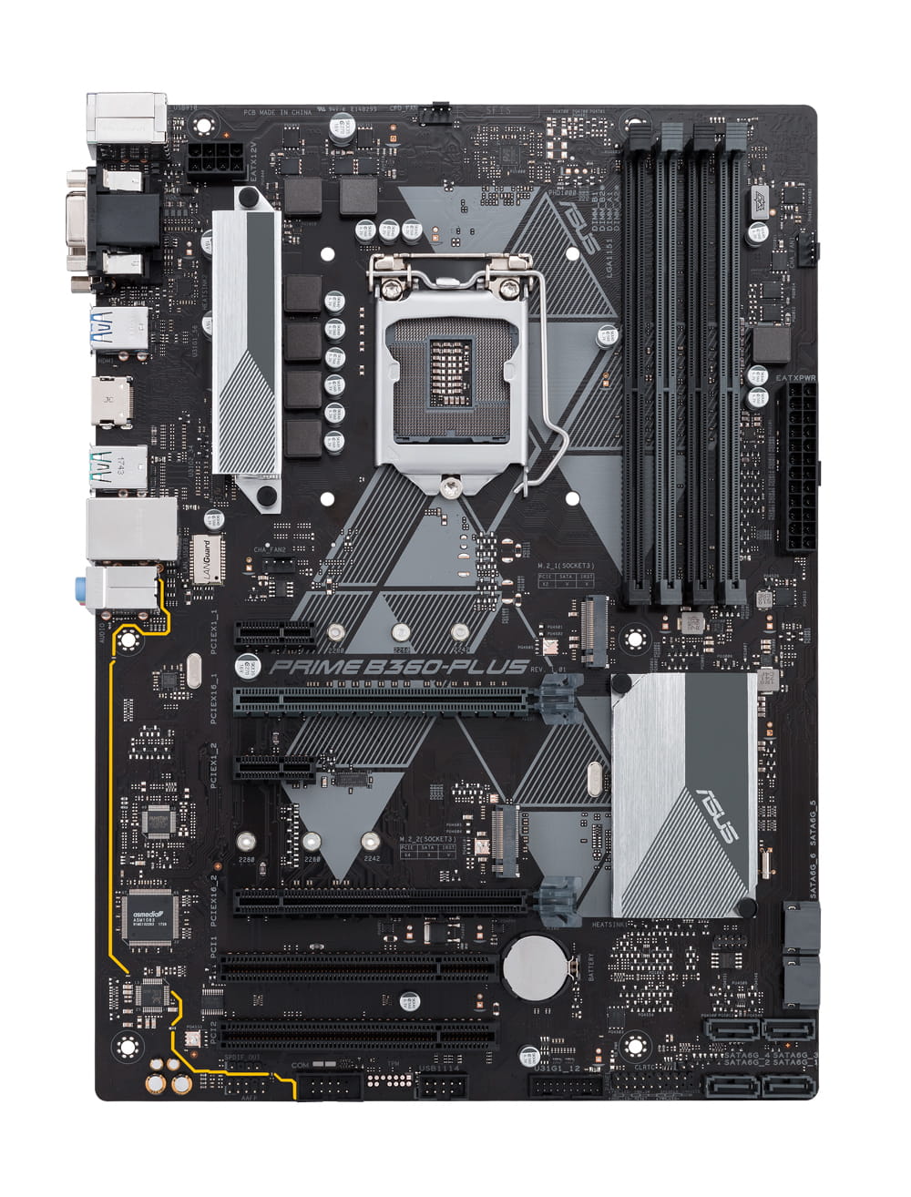 MB ASUS PRIME B360-PLUS / S1151 / Intel B360 / Dual 4xDDR4-2666 / ATX