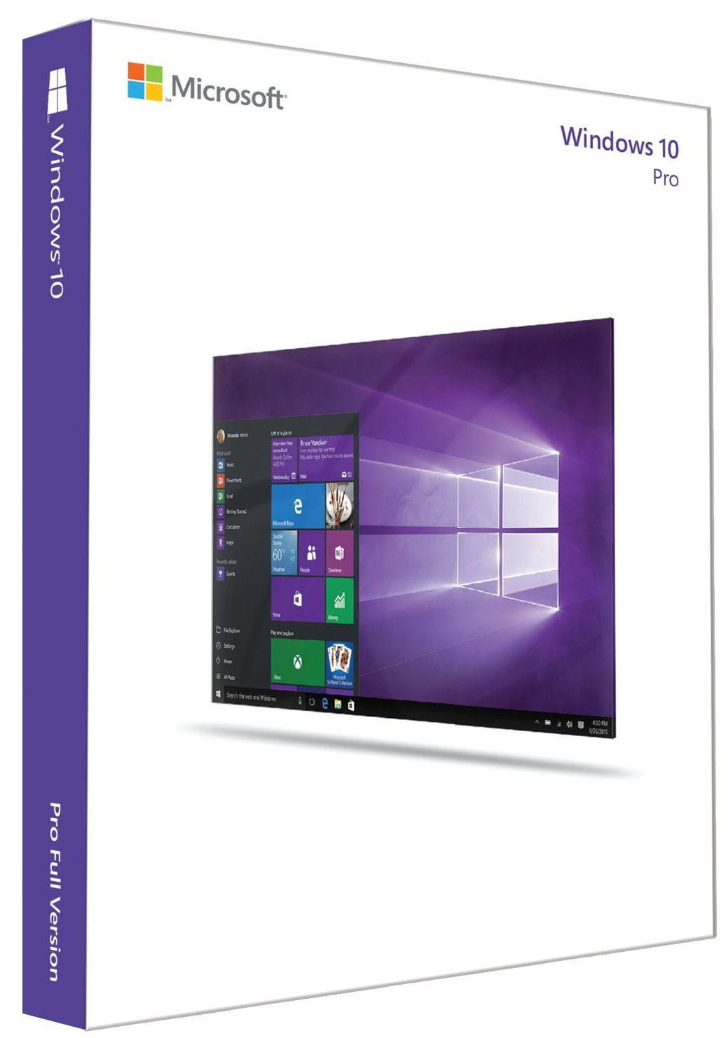 Microsoft Windows 10 Professional GGK / 64Bit / DVD / Russian