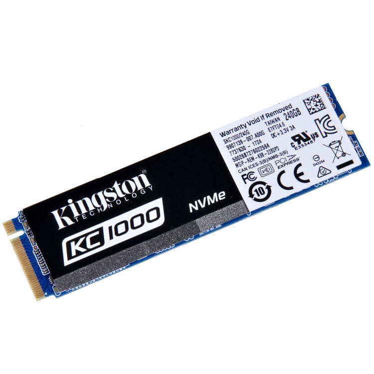SSD Kingston SKC1000/240G / 240GB / M.2 / NVMe / Phison PS5007-E7 / NAND MLC