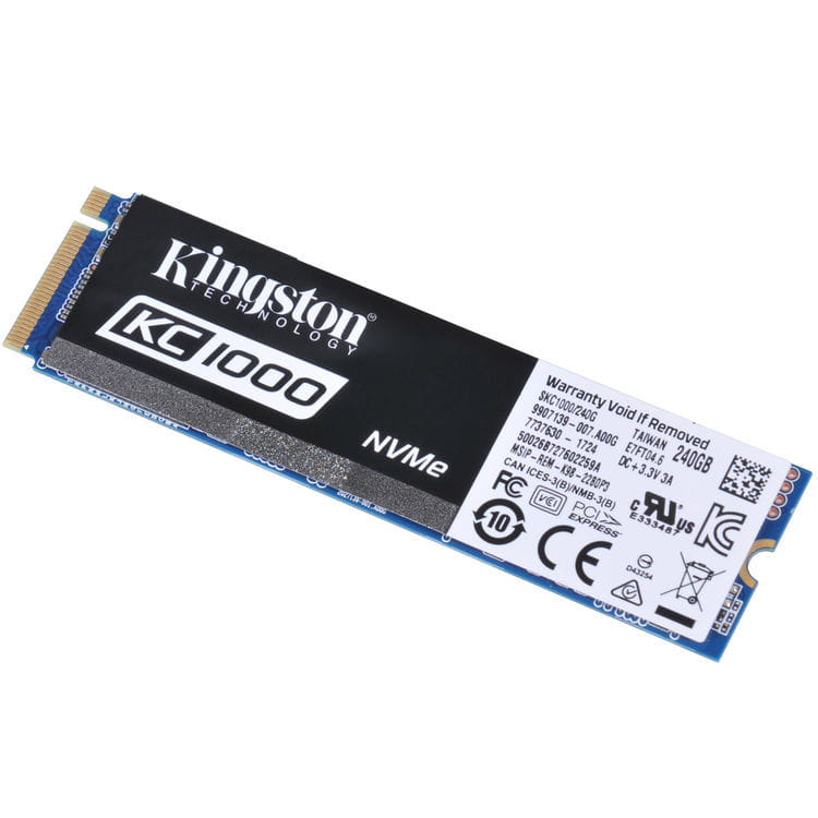 SSD Kingston SKC1000/240G / 240GB / M.2 / NVMe / Phison PS5007-E7 / NAND MLC