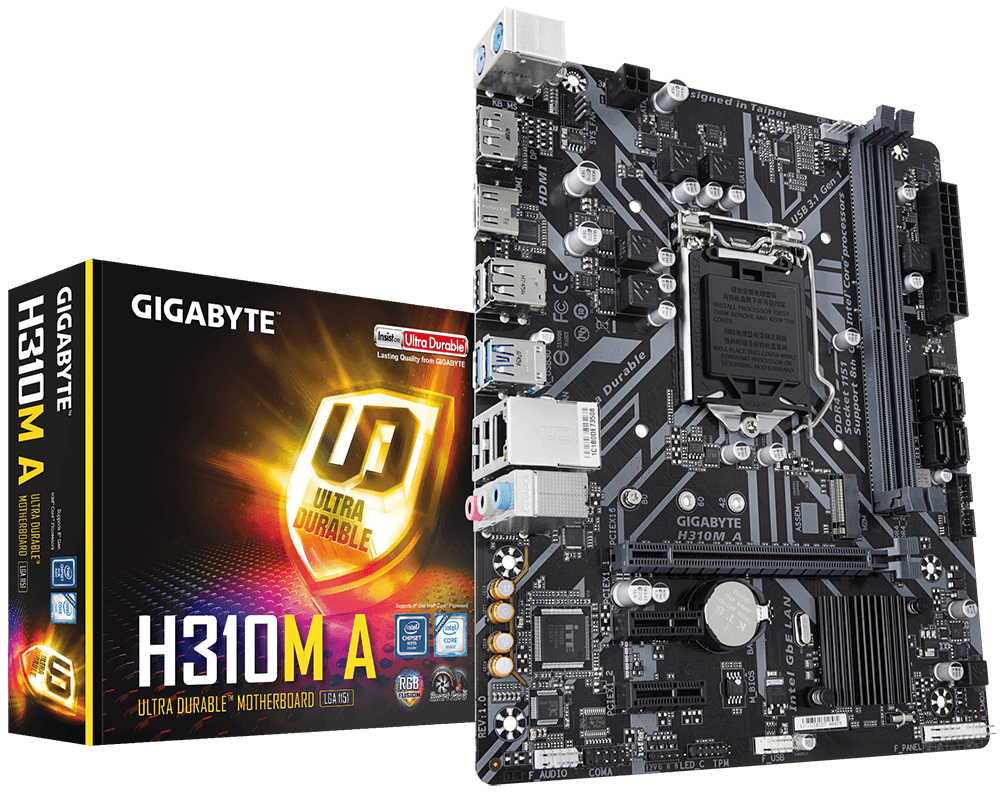 MB GIGABYTE H310M A / Intel H310 / S1151 / mATX