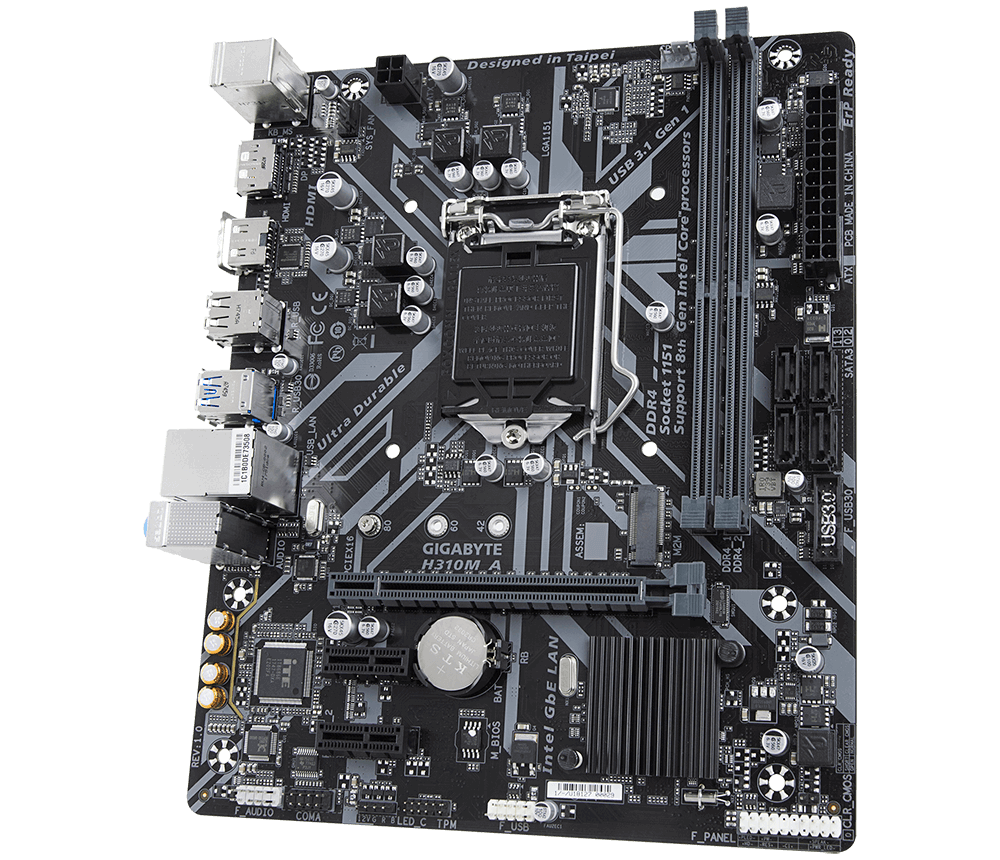 MB GIGABYTE H310M A / Intel H310 / S1151 / mATX