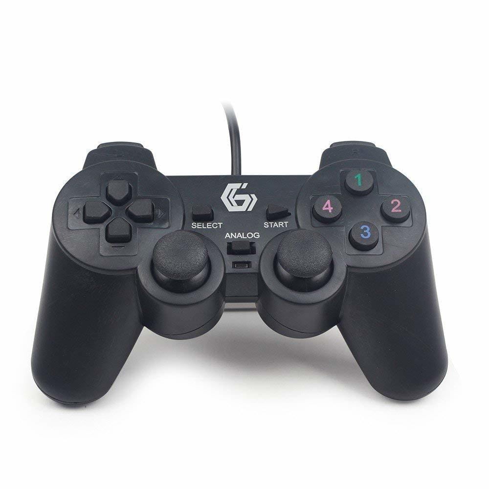 Gamepad Gembird JPD-UDV-01 / Dual vibration / Black
