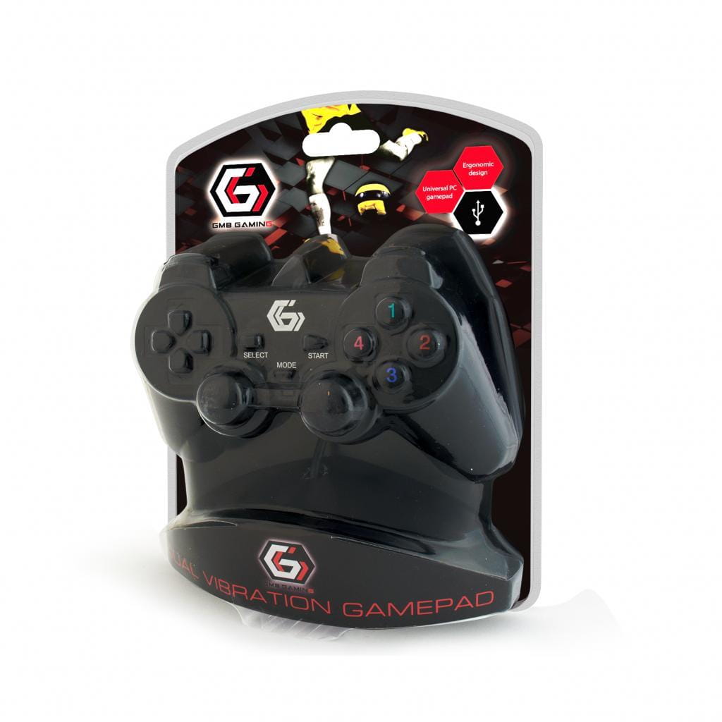Gamepad Gembird JPD-UDV-01 / Dual vibration / Black
