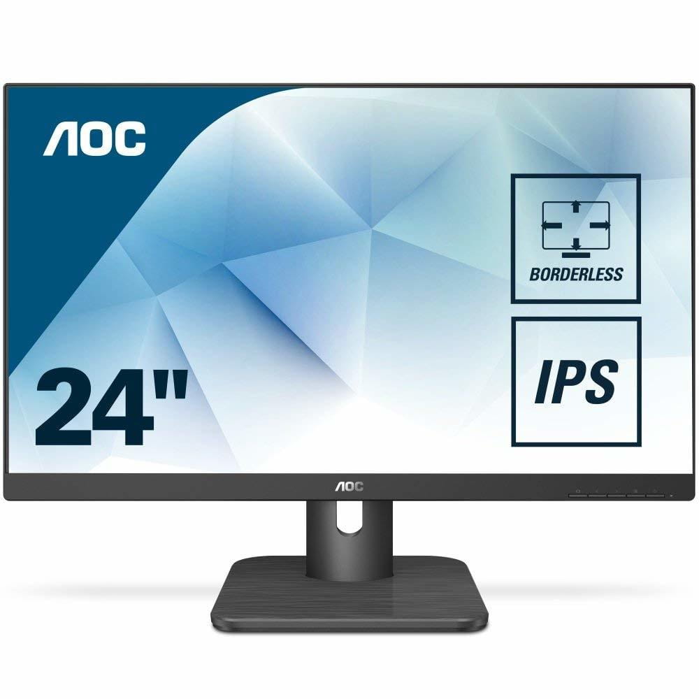 Monitor AOC 24E1Q / 23.8" AOC IPS LED FullHD / Borderless / 5ms / 50M:1 / 250cd / Black