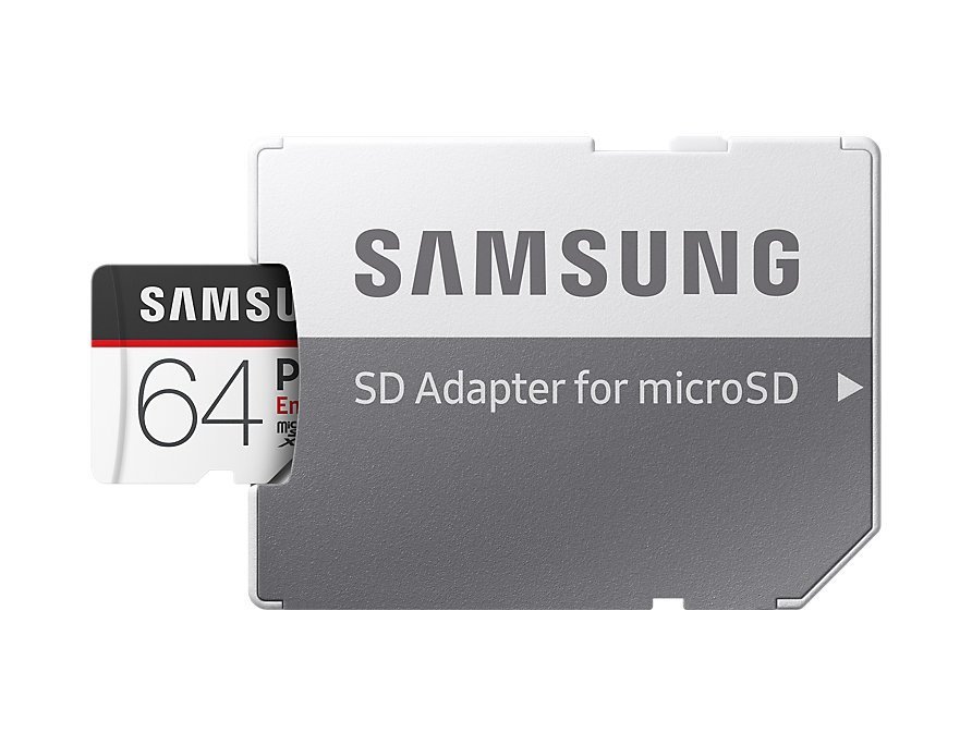 microSDHC Samsung PRO Endurance 64GB / SD adapter / MB-MJ64GA