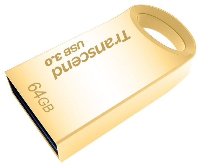 USB Transcend JetFlash 710G / 64GB / USB3.0 / Metal Case / Ultra-Slim / Gold