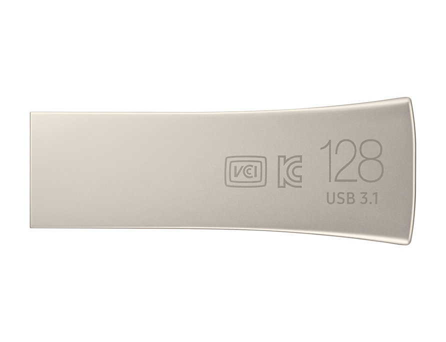 USB3.1 Samsung Bar Plus / 128GB / Metal Case / MUF-128BE / Silver
