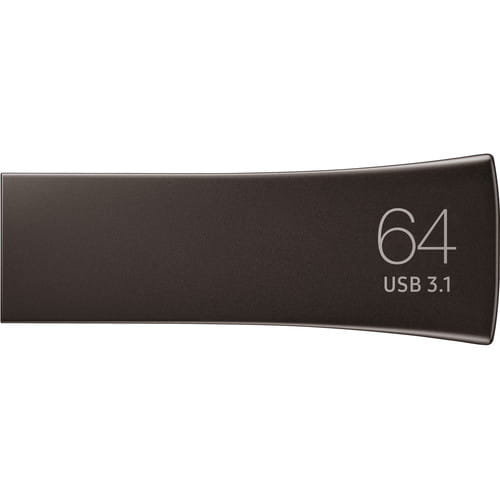 USB Samsung Bar Plus / 64GB / USB3.1 / Metal Case / MUF-64BE / Black