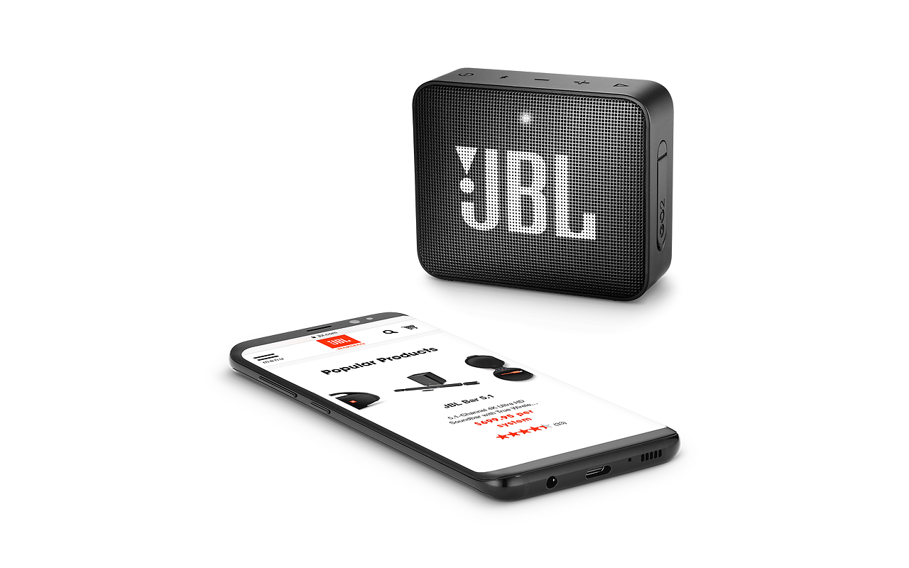 JBL GO 2 / 3W / Bluetooth / 730mAh / IPX7 / Black