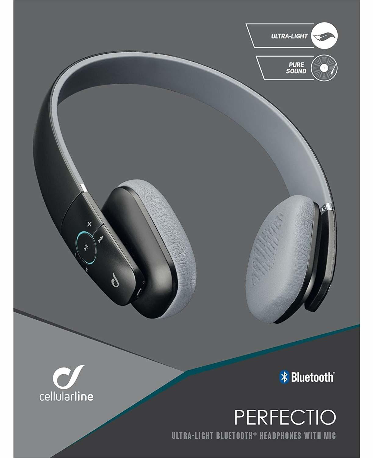 Headset Cellularline PERFECTIO / Bluetooth / Black