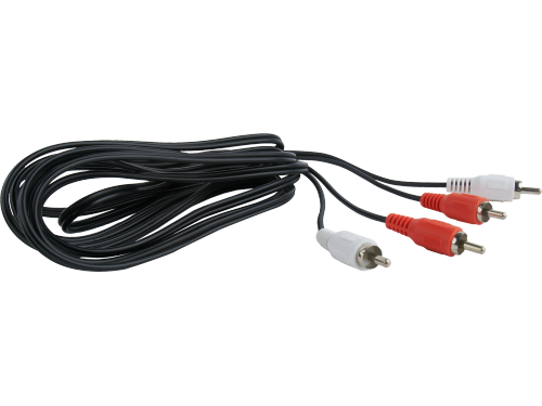 Cablexpert CCA-2R2R-6 / RCA stereo audio cable / 1.8 m Black
