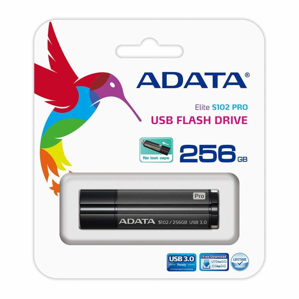 USB3.1 ADATA Superior S102 Pro / 256Gb / Grey