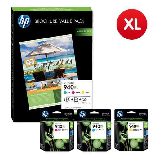 HP CG898AE / 940XL Pack of 3 cartridges  / YE + CY + MG / Color