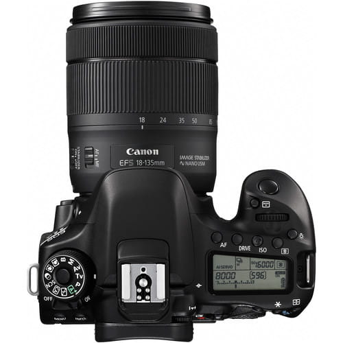 Camera Canon EOS 80D & Lens EF-S 18-135 IS  nano USM