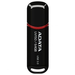 USB3.1 ADATA DashDrive UV150 / 64Gb / Black