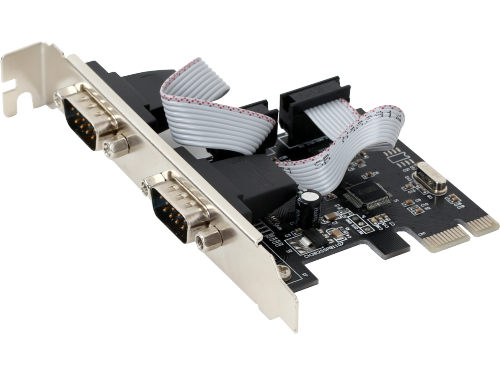 Gembird SPC-22 / PCI-Express x2 Serial port RS232 / COM DB9M /