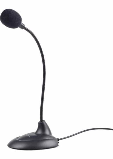 Mic Gembird MIC-205 / Flexible gooseneck / Black