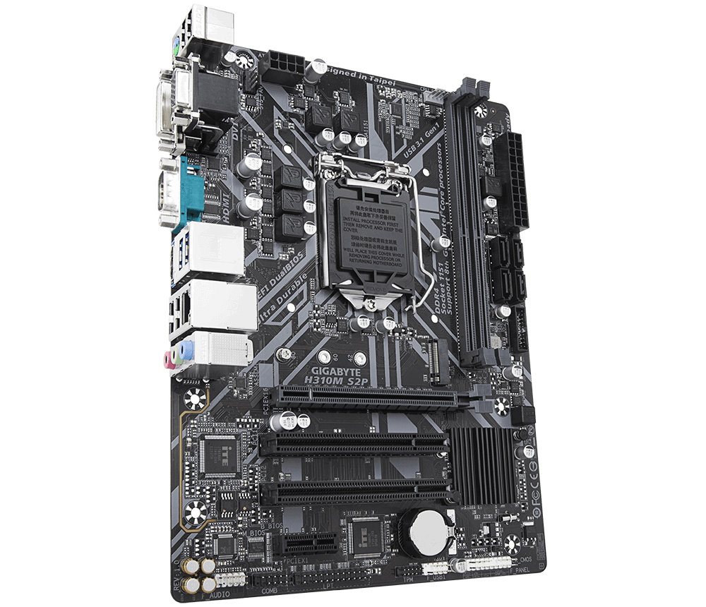 MB GIGABYTE H310M S2P / S1151 / mATX / Intel H310 /
