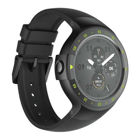 Ticwatch S by Mobvoi / 1.4" OLED Touch Display / 512MB / 4GB / Wear OS by Google / Black