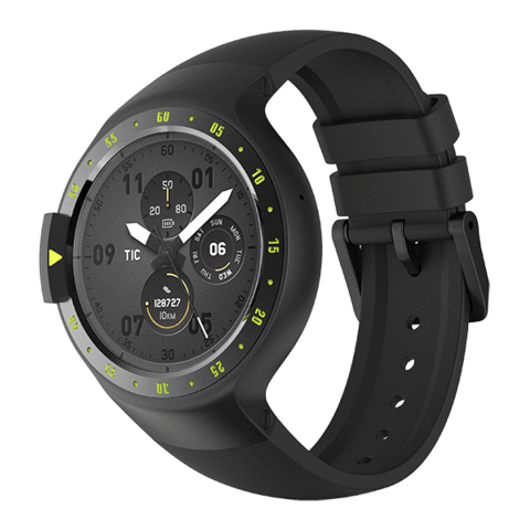 Ticwatch S by Mobvoi / 1.4" OLED Touch Display / 512MB / 4GB / Wear OS by Google / Black
