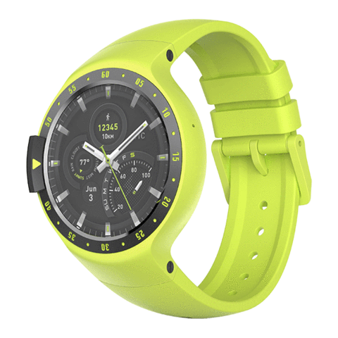 Ticwatch S by Mobvoi / 1.4" OLED Touch Display / 512MB / 4GB / Wear OS by Google / Yellow
