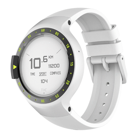 Ticwatch S by Mobvoi / 1.4" OLED Touch Display / 512MB / 4GB / Wear OS by Google / White
