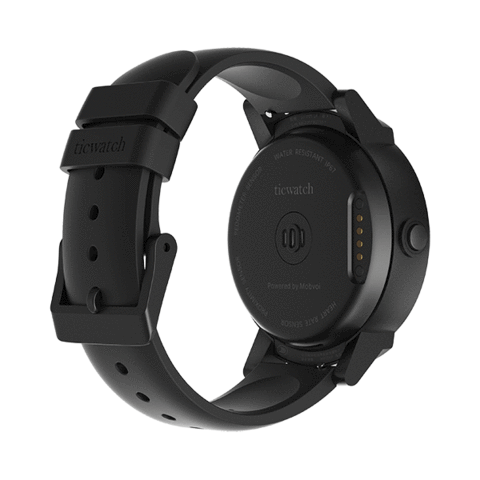 Ticwatch E by Mobvoi / 1.4" OLED Touch Display / 512MB / 4GB / Wear OS by Google / Black