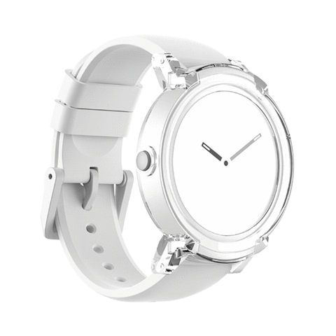 Ticwatch E by Mobvoi / 1.4" OLED Touch Display / 512MB / 4GB / Wear OS by Google / White